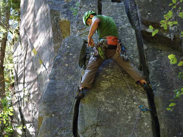 rock-climbing